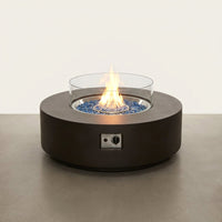 41''Round Fire Pit Table,50000 BTU Outdoor Propane Patio Fire Pit — Studio Shot